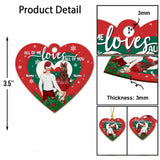 All Of Me Loves All Of You - Personalized Christmas Couple Ornament (Printed On Both Sides)