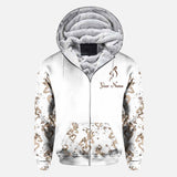 His Doe Her Buck - Personalized Couple Hunting All Over T-shirt and Hoodie