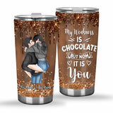 Perfect Idiot - Personalized Couple Couple Tumbler
