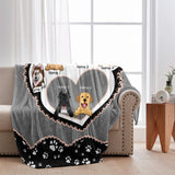 Life Is Better With My Dogs - Personalized Dog Blanket