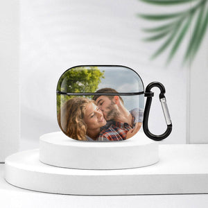 Custom Photo - Personalized Airpods 3 Case Cover With Keychain