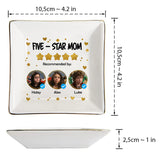 Five-Star Mom - Personalized Mother's Day Mother Jewelry Dish