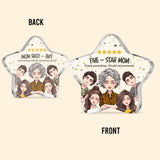 Five-Star Mom - Personalized Mother's Day Mother Custom Shaped Acrylic Plaque