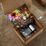 You Are My Sunshine - Personalized Mother's Day Mother Hand Crank Music Box