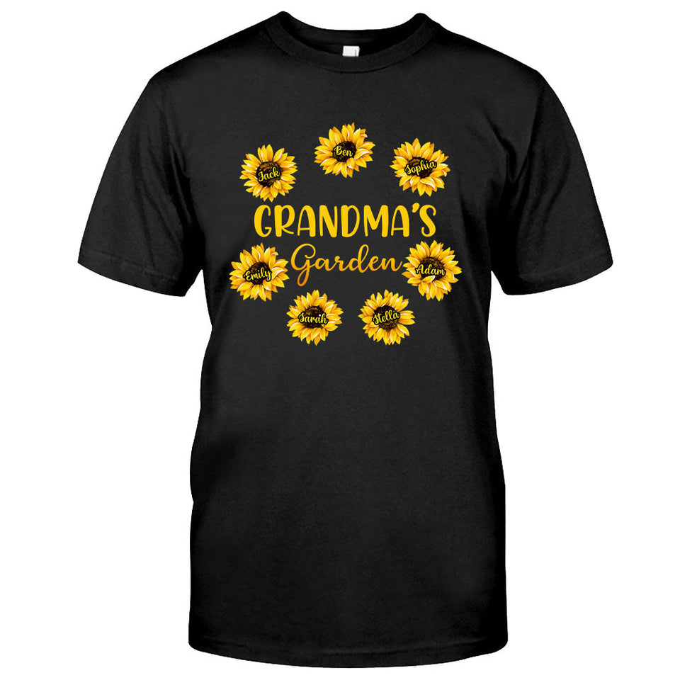 Grandma’s Garden - Gift for grandma, mom, dad, grandpa - Personalized T-shirt And Hoodie
