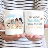 Sky Above Sand Below - Personalized Bestie Mug