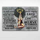 Black Queen  - African American Poster 062021