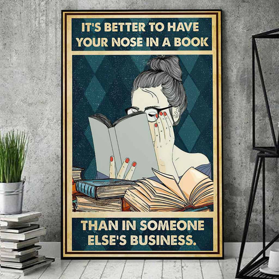 Nose In A Book Poster 062021