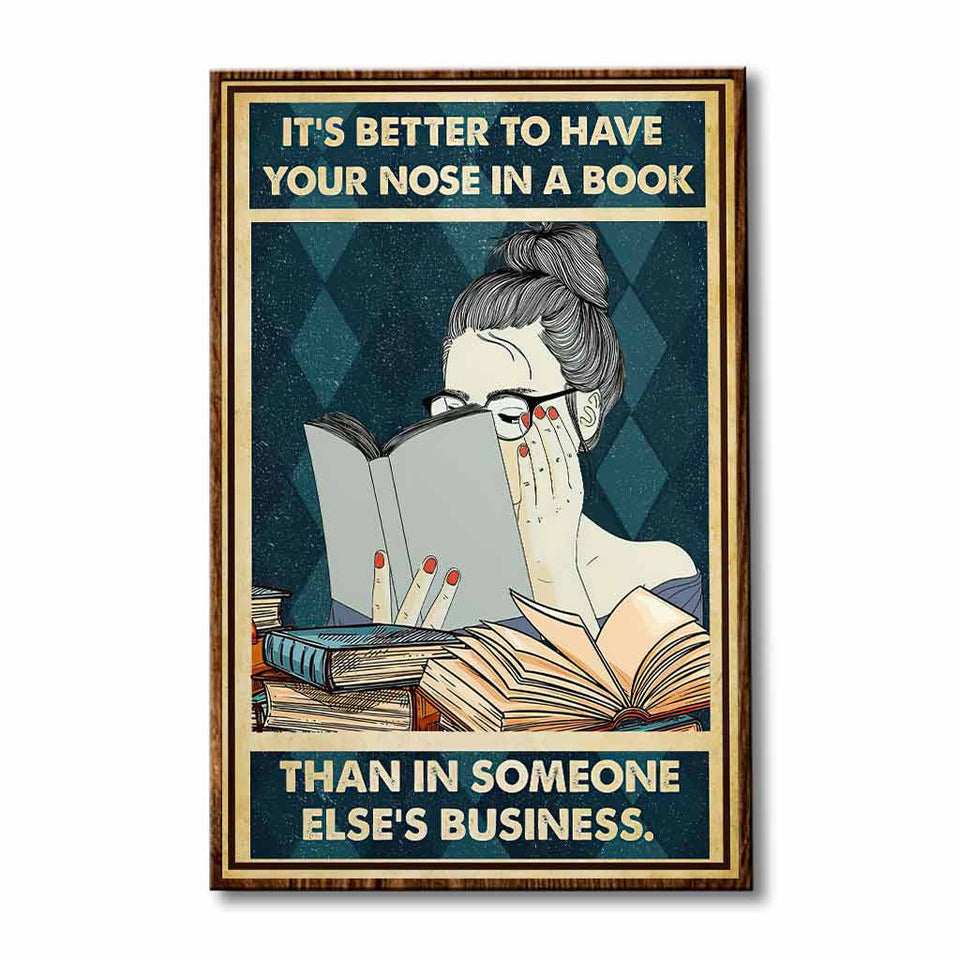 Nose In A Book Poster 062021