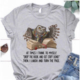 Turn The Page - Book T-shirt And Hoodie 062021
