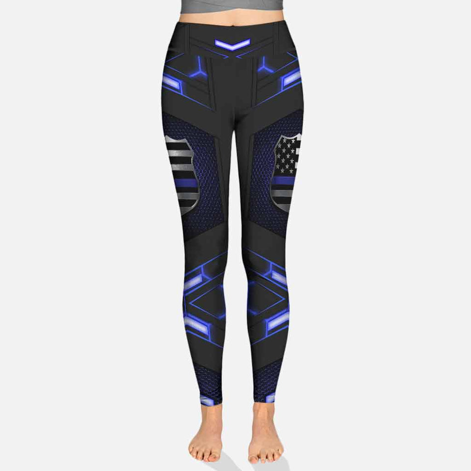 Blue Line - Police Officer Leggings 062021