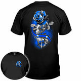 Blue Rose - Police Officer T-shirt And Hoodie 062021