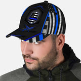 Blue Line - Police Officer Classic Cap With Printed Vent Holes 062021