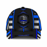 Blue Line - Police Officer Classic Cap With Printed Vent Holes 062021