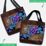Salty Lil Beach - Turtle Personalized Tote Bag