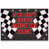 Check The Track - Racing Personalized Doormat 062021