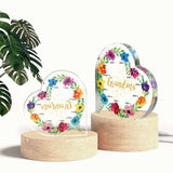 Grandma - Personalized Grandma Custom Shaped Acrylic Plaque