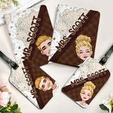 Mr And Mrs - Personalized Couple Leather Luggage Tag & Passport Holder
