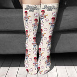 Lucky Game Day Socks - Personalized Baseball Socks