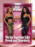 Bestie Gift, Doll-Style - Personalized Bestie Custom Shaped Acrylic Plaque
