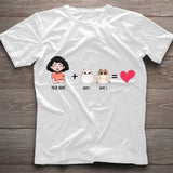 Me With The Cats - Personalized Cat T-shirt and Hoodie