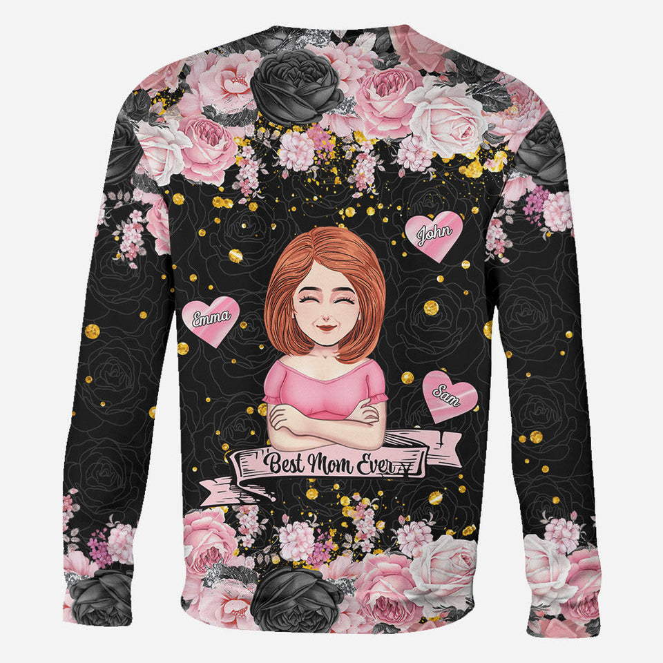 Best Mum Ever - Personalized Mother's Day Mother All Over T-shirt and Hoodie