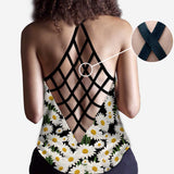 Happy Camper Cross Tank Top