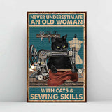 Old Woman - Sewing Poster 062021