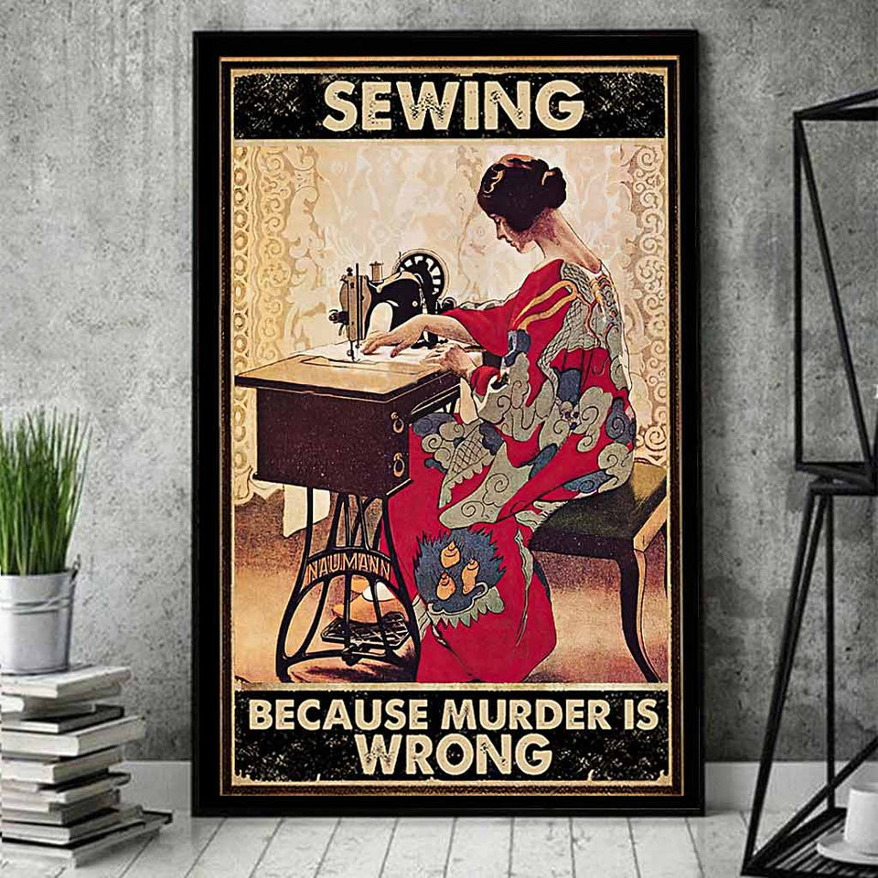 Murder - Sewing Poster 062021