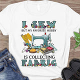 Collecting Fabric  - Sewing T-shirt And Hoodie 062021