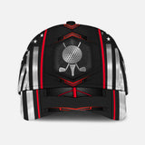 Golf Classic Cap With Printed Vent Holes 062021