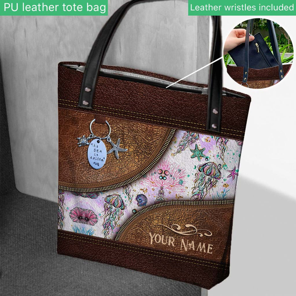 Love Sea Personalized Tote Bag
