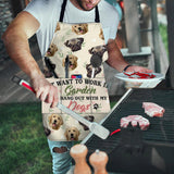 I Just Want To Work In My Garden And Hang Out - Personalized Gardening Apron