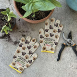 I Just Want To Work In My Garden And Hang Out - Personalized Gardening Garden Gloves
