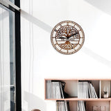 Where Life Begins And Love Never Ends - Personalized Family Wall Clock