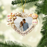 I'm Yours No Returns Or Refunds - Personalized Christmas Couple Ornament (Printed On Both Sides)