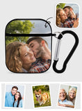 Custom Photo - Personalized Airpods 1/2 Case Cover With Keychain