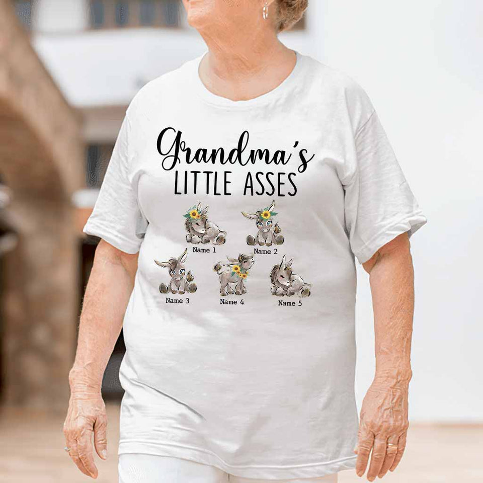 Grandma's Little Cuties - Personalized Mother's Day Grandma T-shirt and Hoodie