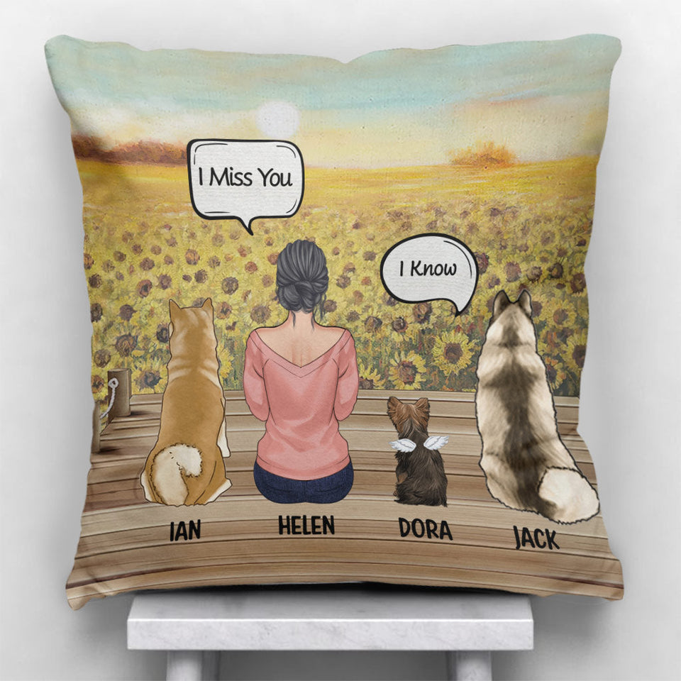 Still Talk About You - Personalized Dog Throw Pillow