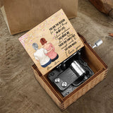 You Are The Reason - Gift for mom, grandma - Personalized Hand Crank Music Box