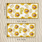 Hello Sunshine - Personalized Sea Lover Beach Towel
