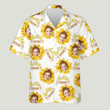 Hello Sunshine - Personalized Sea Lover Hawaiian Shirt