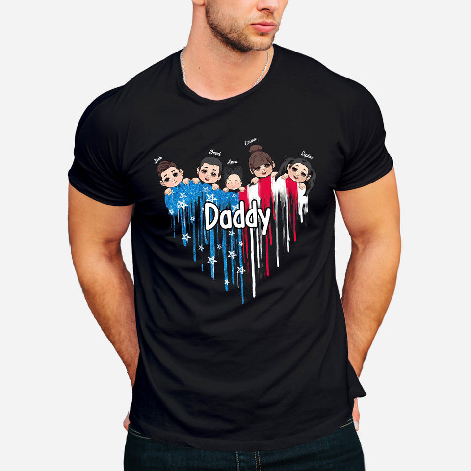 Best Dad Ever - Personalized Father T-shirt and Hoodie