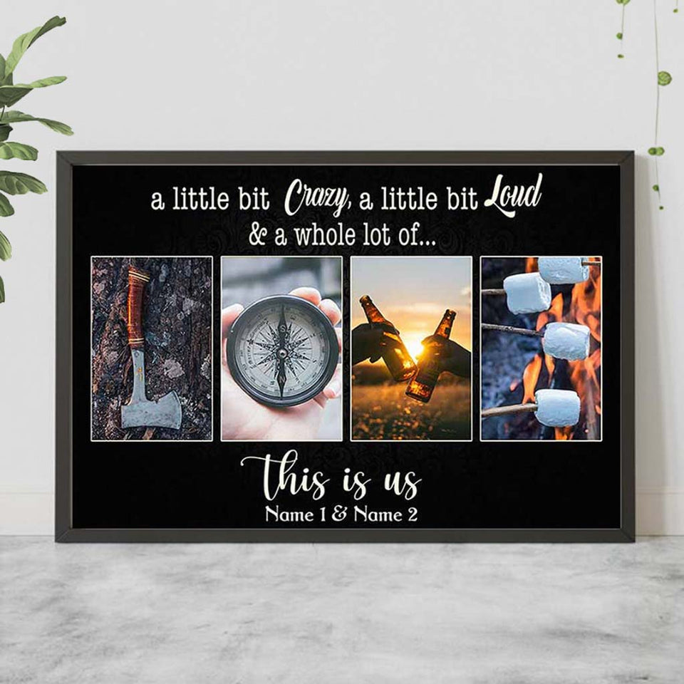 This Is Us - Camping Personalized Poster