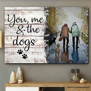 You, Me And The Dogs - Fishing Poster