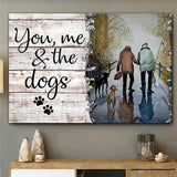 You, Me And The Dogs - Fishing Poster