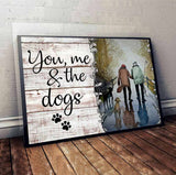 You, Me And The Dogs - Fishing Poster