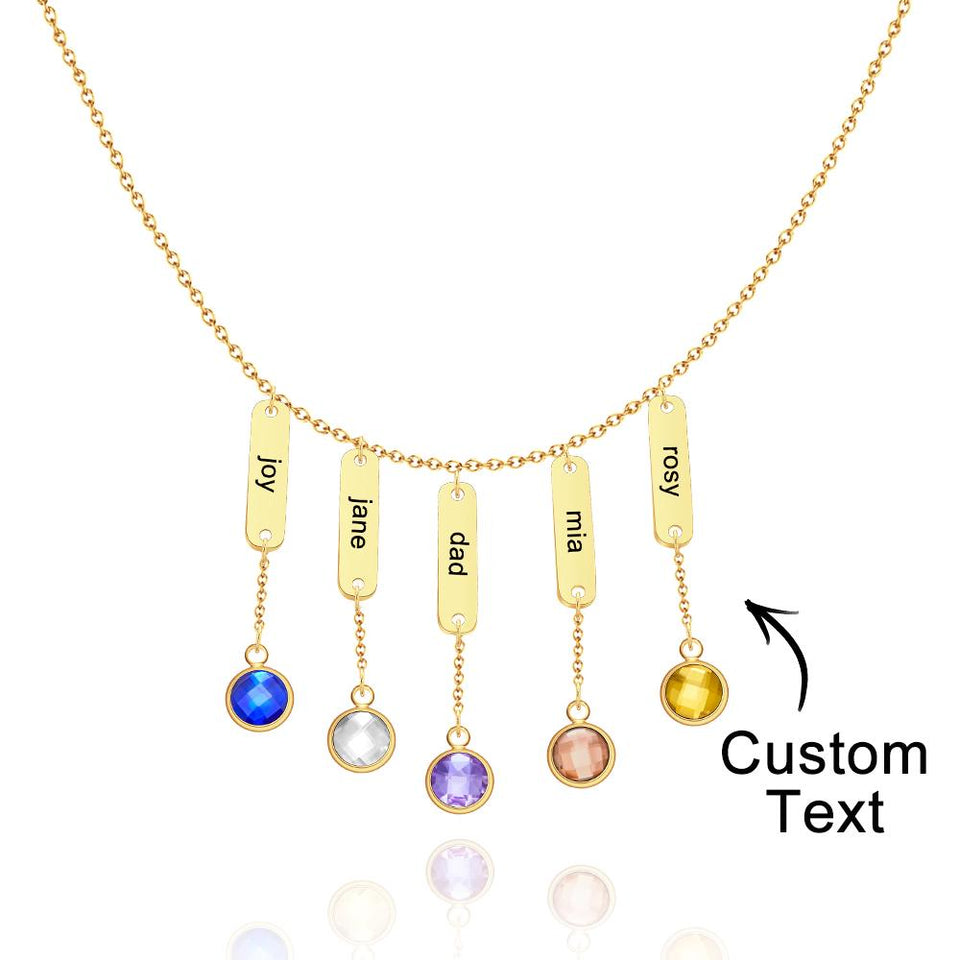 This Is Us - Personalized Family Engraved Name Necklace