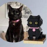 Dog Cat Lovers - Personalized Dog Cat Photos Brick Figures