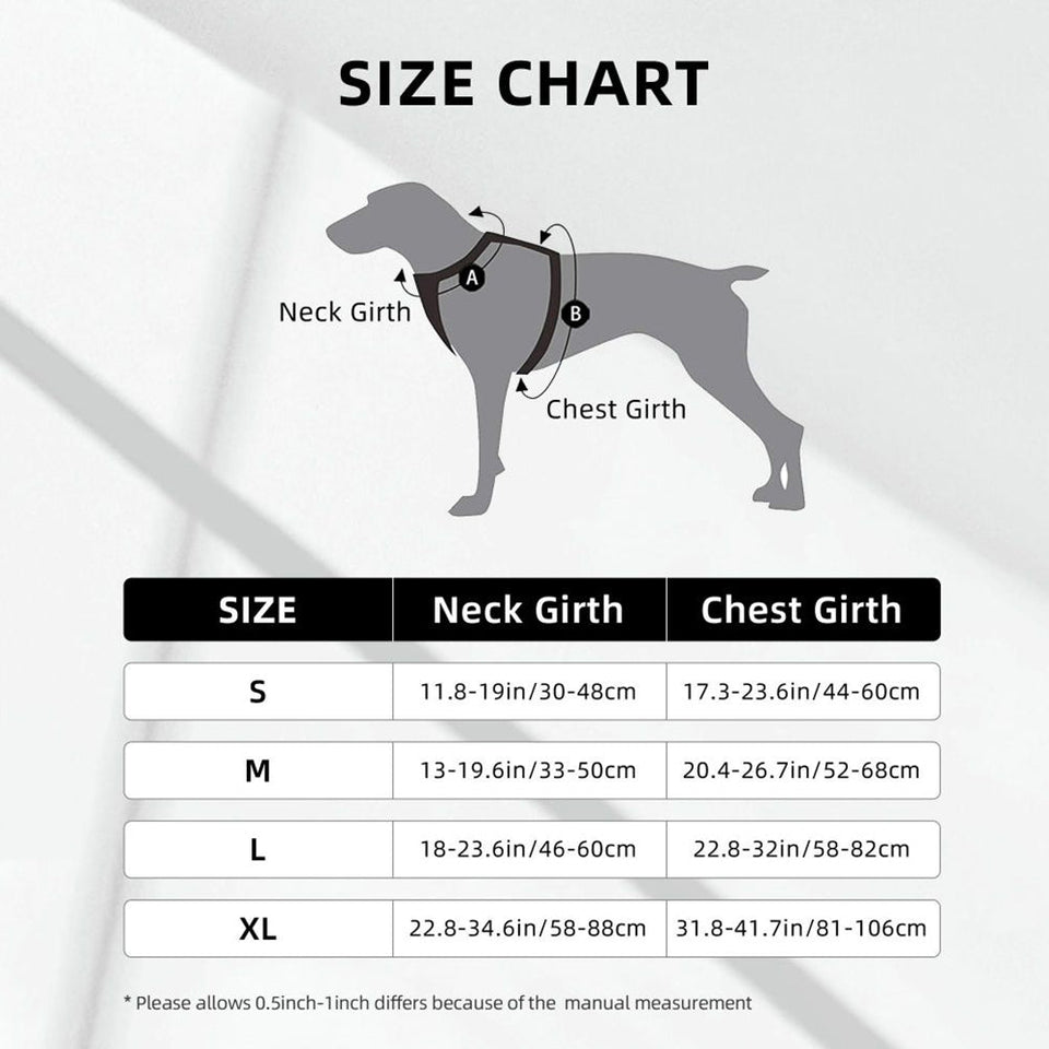 Personalized Dog Photo Bone Pattern Style Dog Harness
